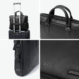 【正規品5年保証】 トゥミ ブリーフケース メンズ レディース 本革 薄マチ TUMI ビジネス バッグ ビジネスバッグ A4 革 ショルダー ノートPC 黒 営業 自立 小さめ Harrison 「シカモア」スリム・ブリーフ 06302000