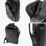 【正規品5年保証】 トゥミ ボディバッグ メンズ レディース TUMI 大きめ きれいめ 本革 ブランド かっこいい レザー 50代 40代 A5 ワンショルダー スリングバッグ Harrison 「グレゴリー」スリング 06302035