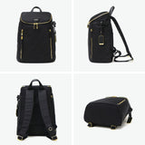 【正規品5年保証】 トゥミ リュック レディース 軽量 小さめ 通勤 ビジネスバッグ TUMI デイリー ビジネス リュックサック きれいめ おしゃれ 上品 ブラック A4 Voyageur 「イモージェン」バックパック 0196708