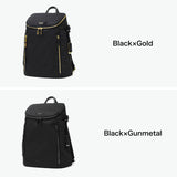 【正規品5年保証】 トゥミ リュック レディース 軽量 小さめ 通勤 ビジネスバッグ TUMI デイリー ビジネス リュックサック きれいめ おしゃれ 上品 ブラック A4 Voyageur 「イモージェン」バックパック 0196708