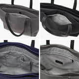 アンクール トートバッグ メンズ レディース ファスナー付き 大きめ A4 大容量 Un coeur トート バッグ TORO2 通勤 ビジネス ブランド ビジネスバッグ カジュアル 横 横型 布 ブラック 黒 撥水 TORO II K900141N