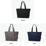 アンクール トートバッグ メンズ レディース ファスナー付き 大きめ A4 大容量 Un coeur トート バッグ TORO2 通勤 ビジネス ブランド ビジネスバッグ カジュアル 横 横型 布 ブラック 黒 撥水 TORO II K900141N