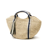 【正規品】 ヴィオラドーロ かごバッグ レディース トートバッグ VIOLAd'ORO ブランド 女性 おしゃれ 上品 ナチュラル カゴバッグ ハンドバッグ 軽量 軽い 天然素材 SANDRO ラフィア テープハンドルトート V-8087