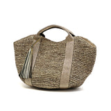 【正規品】 ヴィオラドーロ かごバッグ レディース トートバッグ VIOLAd'ORO ブランド 女性 おしゃれ 上品 ナチュラル カゴバッグ ハンドバッグ 軽量 軽い 天然素材 SANDRO ラフィア テープハンドルトート V-8087