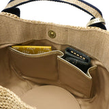 【正規品】 ヴィオラドーロ かごバッグ レディース トートバッグ VIOLAd'ORO ブランド 女性 おしゃれ 上品 ナチュラル カゴバッグ ハンドバッグ 軽量 軽い 天然素材 SANDRO ラフィア テープハンドルトート V-8087