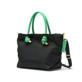 【正規品】 ヴィオラドーロ トートバッグ レディース ファスナー付き VIOLAd'ORO バッグ ビアンカ トート ブランド 撥水 軽量 ナイロン ショルダー S A5 日本製 BIANCA ノットハンドルナイロントートS サイズ V-2204