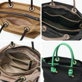 【正規品】 ヴィオラドーロ トートバッグ レディース ファスナー付き VIOLAd'ORO バッグ ビアンカ トート ブランド 撥水 軽量 ナイロン ショルダー S A5 日本製 BIANCA ノットハンドルナイロントートS サイズ V-2204