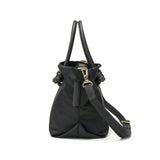 【正規品】 ヴィオラドーロ トートバッグ レディース ファスナー付き VIOLAd'ORO バッグ ビアンカ トート ブランド 撥水 軽量 ナイロン ショルダー S A5 日本製 BIANCA ノットハンドルナイロントートS サイズ V-2204