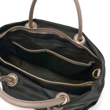 【正規品】 ヴィオラドーロ トートバッグ レディース ファスナー付き VIOLAd'ORO バッグ ビアンカ トート ブランド 撥水 軽量 ナイロン ショルダー S A5 日本製 BIANCA ノットハンドルナイロントートS サイズ V-2204