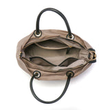 【正規品】 ヴィオラドーロ トートバッグ レディース ファスナー付き VIOLAd'ORO バッグ ビアンカ トート ブランド 撥水 軽量 ナイロン ショルダー S A5 日本製 BIANCA ノットハンドルナイロントートS サイズ V-2204