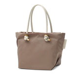 【正規品】 ヴィオラドーロ トートバッグ レディース ファスナー付き VIOLAd'ORO バッグ ビアンカ トート ブランド 撥水 軽量 ナイロン M B5 日本製 BIANCA ノットハンドルナイロントートM サイズ V-2175