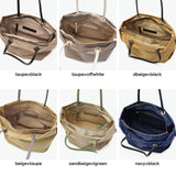 【正規品】 ヴィオラドーロ トートバッグ レディース ファスナー付き VIOLAd'ORO バッグ ビアンカ トート ブランド 撥水 軽量 ナイロン M B5 日本製 BIANCA ノットハンドルナイロントートM サイズ V-2175