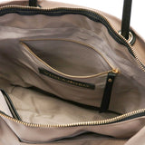 【正規品】 ヴィオラドーロ トートバッグ レディース ファスナー付き VIOLAd'ORO バッグ ビアンカ トート ブランド 撥水 軽量 ナイロン M B5 日本製 BIANCA ノットハンドルナイロントートM サイズ V-2175