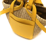 【正規品】 ヴィオラドーロ かごバッグ トートバッグ VIOLAd'ORO カゴ 小さめ コンパクト 軽量 ミニ バスケット ショルダー レディース かわいい おしゃれ 上品 MIRO レザーポケット2WAYミニトート V-8624