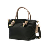 【正規品】 ヴィオラドーロ トートバッグ レディース ファスナー付き VIOLAd'ORO バッグ ビアンカ トート ブランド 撥水 軽量 ナイロン ショルダー XS 日本製 BIANCA ノットハンドルナイロントートXS サイズ V-2197