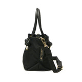 【正規品】 ヴィオラドーロ トートバッグ レディース ファスナー付き VIOLAd'ORO バッグ ビアンカ トート ブランド 撥水 軽量 ナイロン ショルダー XS 日本製 BIANCA ノットハンドルナイロントートXS サイズ V-2197