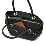 【正規品】 ヴィオラドーロ トートバッグ レディース ファスナー付き VIOLAd'ORO バッグ ビアンカ トート ブランド 撥水 軽量 ナイロン ショルダー XS 日本製 BIANCA ノットハンドルナイロントートXS サイズ V-2197