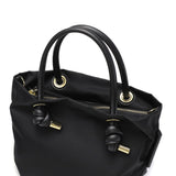 【正規品】 ヴィオラドーロ トートバッグ レディース ファスナー付き VIOLAd'ORO バッグ ビアンカ トート ブランド 撥水 軽量 ナイロン ショルダー XS 日本製 BIANCA ノットハンドルナイロントートXS サイズ V-2197