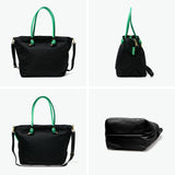 【正規品】 ヴィオラドーロ トートバッグ レディース ファスナー付き VIOLAd'ORO バッグ ビアンカ トート ブランド 撥水 ナイロン ショルダー ML A4 日本製 BIANCA ノットハンドルナイロントートML サイズ V-2204