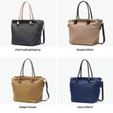 【正規品】 ヴィオラドーロ トートバッグ レディース ファスナー付き VIOLAd'ORO バッグ ビアンカ トート ブランド 撥水 ナイロン ショルダー ML A4 日本製 BIANCA ノットハンドルナイロントートML サイズ V-2204