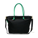 【正規品】 ヴィオラドーロ トートバッグ レディース ファスナー付き VIOLAd'ORO バッグ ビアンカ トート ブランド 撥水 ナイロン ショルダー ML A4 日本製 BIANCA ノットハンドルナイロントートML サイズ V-2204