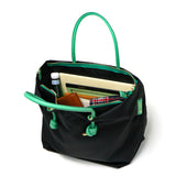 【正規品】 ヴィオラドーロ トートバッグ レディース ファスナー付き VIOLAd'ORO バッグ ビアンカ トート ブランド 撥水 ナイロン ショルダー ML A4 日本製 BIANCA ノットハンドルナイロントートML サイズ V-2204