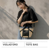 【正規品】 ヴィオラドーロ トートバッグ レディース 小さめ ショルダーバッグ VIOLAd'ORO かごバッグ かご バッグ ミニ 斜めがけ 本革 レザー 春 夏 2WAY MIRO アバカ製 2WAYレザーポケットトート V-8717