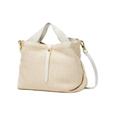 【正規品】 ヴィオラドーロ トートバッグ レディース かごバッグ ショルダーバッグ 小さめ VIOLAd'ORO かご バッグ 斜めがけ 本革 レザー 春 夏 A5 SANDRO イタリアンラフィアシート 2WAYトートバッグ V-8744