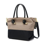 【正規品】 ヴィオラドーロ トートバッグ レディース ファスナー付き 小さめ VIOLAd'ORO トート バッグ 軽量 ブランド ナイロン 撥水 2WAY ショルダーバッグ 2WAYトートバッグ 斜めがけ きれいめ A5 上品 日本製 BIANCA V-2249