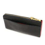 【正規品】 ヴィオラドーロ 長財布 レディース 薄い 薄型 VIOLAd'ORO 本革 革 牛革 ブランド スリム 女性 財布 ファスナー L字型 大人 上品 日本製 リザード型押し PORTA リザード型押しレザー L字型財布 V-5039