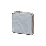 【正規品】 ヴィオラドーロ 二つ折り財布 レディース box型小銭入れ ブランド VIOLAd'ORO 財布 薄い 本革 レザー 牛革 スリム かわいい 小さめ 小さい コンパクト PORTA リザード型押しレザー 二つ折りL字型財布 V-5056