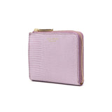 【正規品】 ヴィオラドーロ 二つ折り財布 レディース box型小銭入れ ブランド VIOLAd'ORO 財布 薄い 本革 レザー 牛革 スリム かわいい 小さめ 小さい コンパクト PORTA リザード型押しレザー 二つ折りL字型財布 V-5056