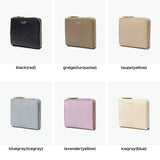 【正規品】 ヴィオラドーロ 二つ折り財布 レディース box型小銭入れ ブランド VIOLAd'ORO 財布 薄い 本革 レザー 牛革 スリム かわいい 小さめ 小さい コンパクト PORTA リザード型押しレザー 二つ折りL字型財布 V-5056