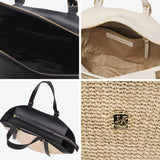 【正規品】 ヴィオラドーロ かごバッグ レディース トートバッグ VIOLAd'ORO ブランド 女性 おしゃれ 上品 ナチュラル 小さめ カゴバッグ ハンドバッグ 舟形 軽量 夏 春夏 天然素材 アバカ レザー 革 MIRO V-8844