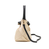 【正規品】 ヴィオラドーロ かごバッグ レディース トートバッグ VIOLAd'ORO ブランド 女性 おしゃれ 上品 ナチュラル 小さめ カゴバッグ ショルダーバッグ 2WAY 軽量 夏 春夏 天然素材 アバカ 本革 MIRO V-8845