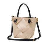 【正規品】 ヴィオラドーロ かごバッグ レディース トートバッグ VIOLAd'ORO ブランド 女性 おしゃれ 上品 ナチュラル 小さめ カゴバッグ ショルダーバッグ 2WAY 軽量 夏 春夏 天然素材 アバカ 本革 MIRO V-8845