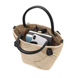 【正規品】 ヴィオラドーロ かごバッグ レディース トートバッグ VIOLAd'ORO ブランド 女性 おしゃれ 上品 ナチュラル 小さめ カゴバッグ ショルダーバッグ 2WAY 軽量 夏 春夏 天然素材 アバカ 本革 MIRO V-8845