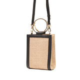 【正規品】 ヴィオラドーロ ショルダーバッグ レディース かごバッグ 小さめ ミニ VIOLAd'ORO かご バッグ ハンドバッグ リングハンドル 上品 きれいめ かわいい 斜めがけ レザー 春 夏 2WAY SANDRO V-8854