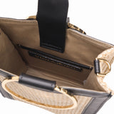 【正規品】 ヴィオラドーロ ショルダーバッグ レディース かごバッグ 小さめ ミニ VIOLAd'ORO かご バッグ ハンドバッグ リングハンドル 上品 きれいめ かわいい 斜めがけ レザー 春 夏 2WAY SANDRO V-8854