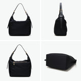 【正規品】 ヴィオラドーロ トートバッグ レディース A4 ファスナー付き 大きめ VIOLAd'ORO バッグ トート 軽量 肩掛け ファスナー ナイロン 軽い ビアンカ かわいい 撥水 ワンハンドル BIANCA ナイロンホーボーバッグ V-2256