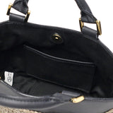 【正規品】 ヴィオラドーロ トートバッグ レディース VIOLAd'ORO トート かごバッグ 軽量 小さめ ショルダーバッグ ブランド 女性 おしゃれ 本革 レザー 2WAY SANDRO ラフィア レザーコンビトートSサイズ V-8888