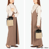 【正規品】 ヴィオラドーロ かごバッグ レディース VIOLAd'ORO トートバッグ ハンドバッグ 軽量 小さめ ブランド 女性 おしゃれ 本革 レザー バケツ型 内布付き MIRO アバカ製 レザーコンビ バケットバッグ V-8891