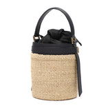 【正規品】 ヴィオラドーロ かごバッグ レディース VIOLAd'ORO トートバッグ ハンドバッグ 軽量 小さめ ブランド 女性 おしゃれ 本革 レザー バケツ型 内布付き MIRO アバカ製 レザーコンビ バケットバッグ V-8891