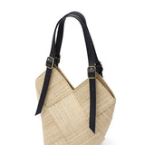 【正規品】 ヴィオラドーロ かごバッグ レディース VIOLAd'ORO トートバッグ 軽量 小さめ ブランド 女性 おしゃれ 上品 ナチュラル カゴバッグ 本革 レザー MIRO アバカ レザーコンビ メッシュトート V-8894