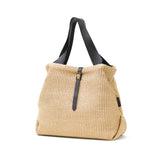 【正規品】 ヴィオラドーロ トートバッグ レディース VIOLAd'ORO トート かごバッグ 軽量 ブランド 女性 おしゃれ 肩掛け 本革 レザー かわいい B5 SANDRO イタリアンラフィアシート Lサイズ V-8908