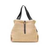 【正規品】 ヴィオラドーロ トートバッグ レディース VIOLAd'ORO トート かごバッグ 軽量 ブランド 女性 おしゃれ 肩掛け 本革 レザー かわいい B5 SANDRO イタリアンラフィアシート Lサイズ V-8908