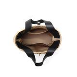 【正規品】 ヴィオラドーロ トートバッグ レディース VIOLAd'ORO トート かごバッグ 軽量 ブランド 女性 おしゃれ 肩掛け 本革 レザー かわいい B5 SANDRO イタリアンラフィアシート Lサイズ V-8908