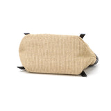 【正規品】 ヴィオラドーロ トートバッグ レディース VIOLAd'ORO トート かごバッグ 軽量 ブランド 女性 おしゃれ 本革 レザー かわいい 横型 ナチュラル 上品 SANDRO イタリアンラフィアシート V-8910