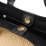 【正規品】 ヴィオラドーロ トートバッグ レディース VIOLAd'ORO トート かごバッグ 軽量 ブランド 女性 おしゃれ 本革 レザー かわいい 横型 ナチュラル 上品 SANDRO イタリアンラフィアシート V-8910