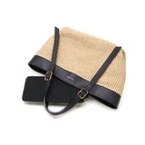 【正規品】 ヴィオラドーロ トートバッグ レディース VIOLAd'ORO トート かごバッグ 軽量 ブランド 女性 おしゃれ 本革 レザー かわいい 横型 ナチュラル 上品 SANDRO イタリアンラフィアシート V-8910